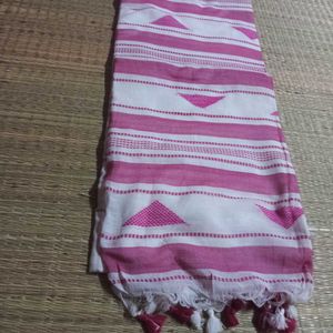 New Cotton Linen Saree Without blouse