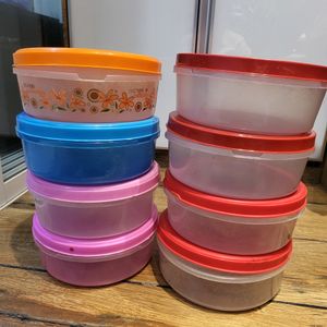 8 Pcs Used Dabba