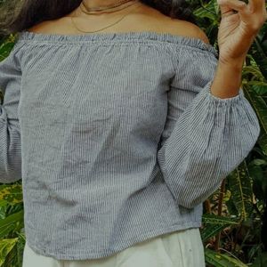 Cute Off shoulder Crop Top