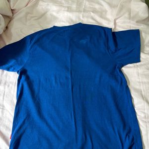 blue oversized tshirt