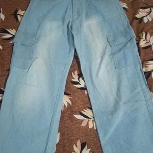 Baggy Cargo Denim Jeans