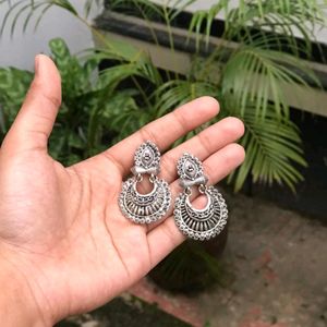 Traditional Silver Earrings