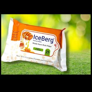 Iceberg FACIAL/FACE TISSUES -Wet-MAKEUP REMOVER-So