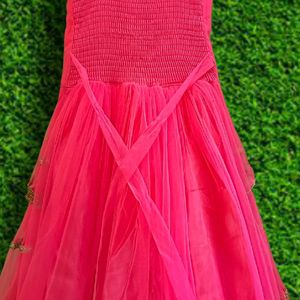 Radiant Pink Princess Gown