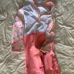 Sparingly Used UV Protected Swim Wear For Girl