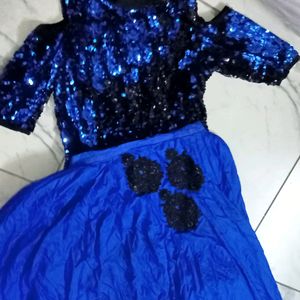 Black And Blue Dress