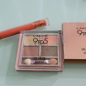 Combo:MyGlamm Chisel It 3 In 1 + LIT + Lakme Eyes