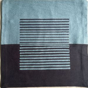 45x45 Blue Cotton Cushion