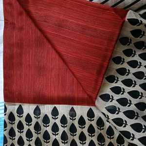 Red And Black Saree