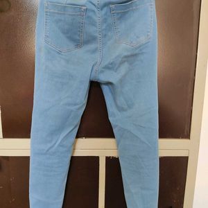 Denim High Waist Trandy Jeans