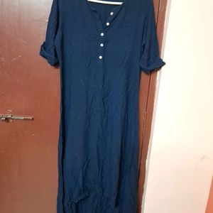 Navy Blue Kurta