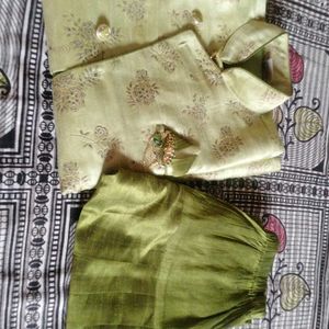 Boys Traditional Lalchi/Kurti Pyjama Set