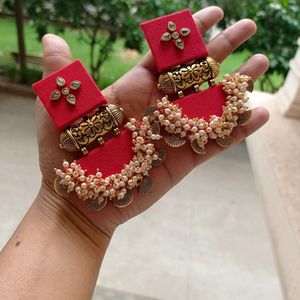 Fabric Earrings