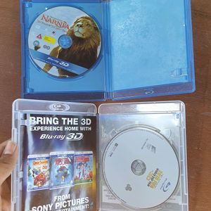 Blue-Ray 3D DVD ( Narnia & Fifa World Cup Movie )