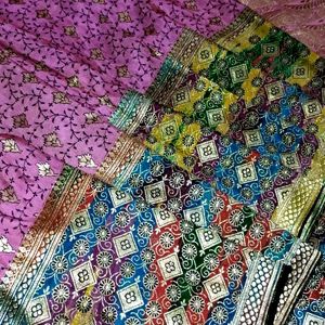 Vintage luxurious Handwoven Banarasi Silk