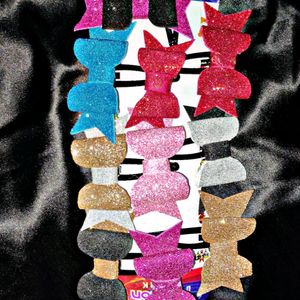 glitter Bow hair Clip