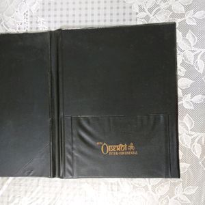 Leather file folder