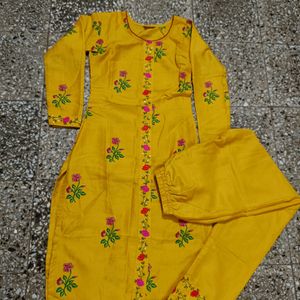 Yellow Kurta Dress Set