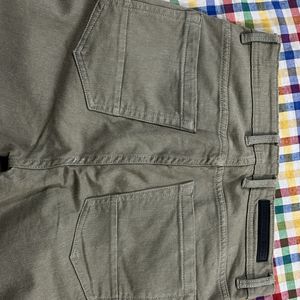 Olive carrot fit pants