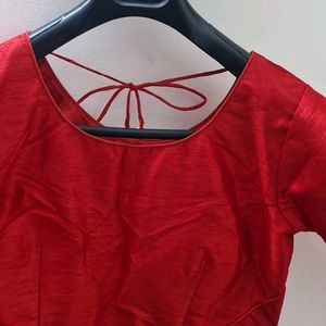 Red Designer Blouse