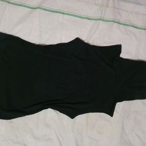 Black High Neck Tshirt