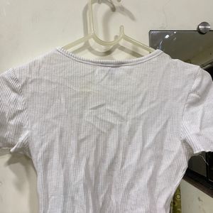 White cropped top, (unused and will be ironed before sending)