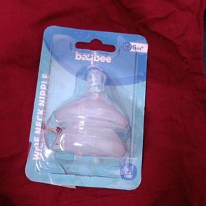 Baybee Wide Neck Feeding Bottle Nipples