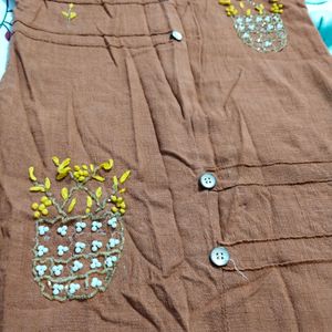 Brown Kurta