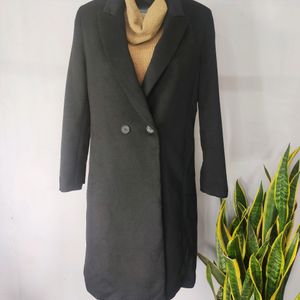 Imported Black Overcoat