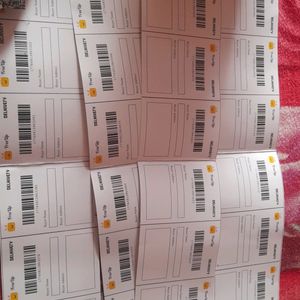 24 shipping labels in all india