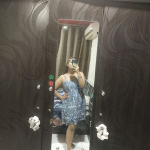 White N Blue Dress