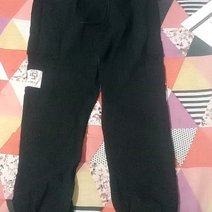 black joggers stretchable unisex