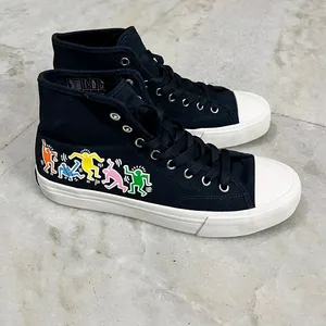 H&M KEITH HARING HIGH TOP TRAINERS