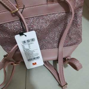 Sling Back Bag People Pink Shimmery