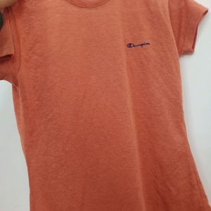 Champion See Through Coral Tshirt For Styling