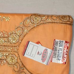 Cotton Suit Orange Colour