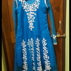 Woolen Embroidery Anarkali