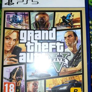 PS5 GTA 5 CD latest edition used-0 times.....