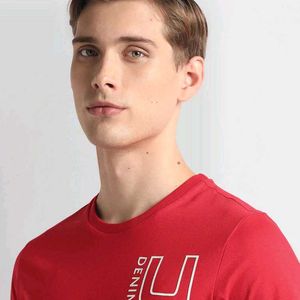 U.S. POLO ASSN. Crew Neck Brand Print T-Shirt.