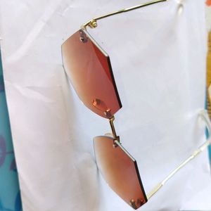 Brown Gradient Stylish Sunglasses