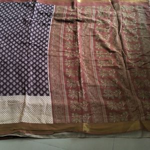 Cotton Saree+ Blouse