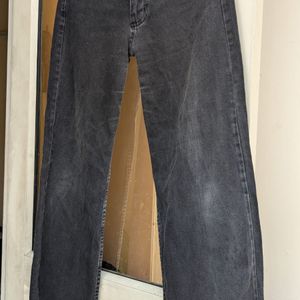 Charcoal Color Women Jeans Denim