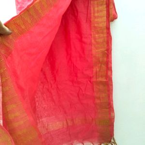 Cotton Chanderi Dupatta