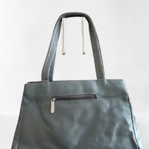 Metalic Grey Handbag