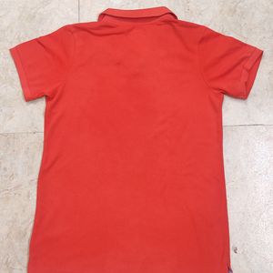 Unisex Red Polo Tee