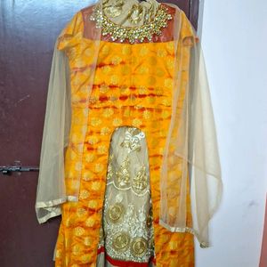 Banarasi Dyed Lehanga Choli