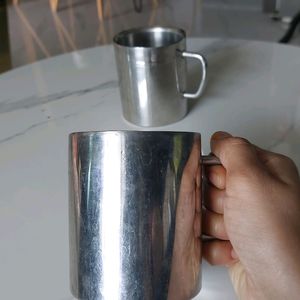 2 Steel Mugs