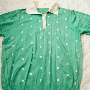 Polka Dot Polo Shirt