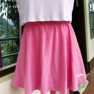 Cute Pink Halfpant Skirt 🎀