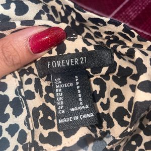 Forever 21 Cheetah Print Dress